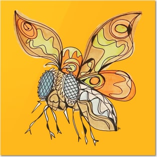 Mothra by Pollux Posters and Art
